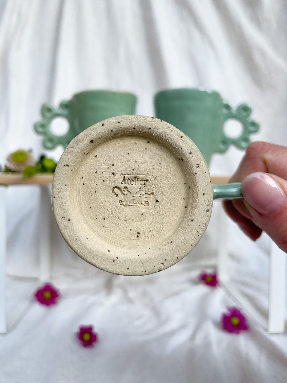 Botanical Bliss Mok - Misty Mint