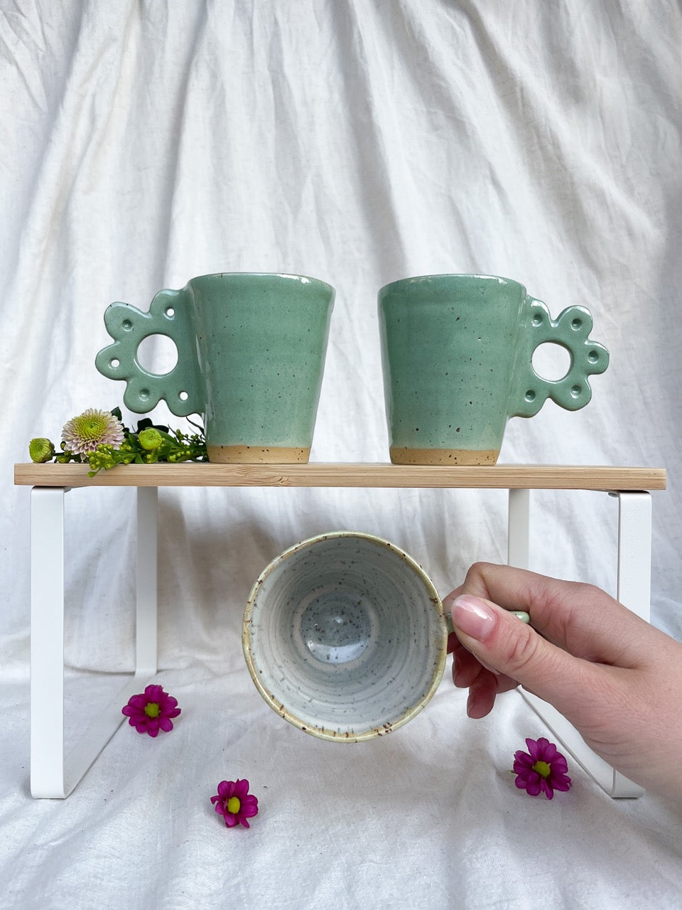 Botanical Bliss Mok - Misty Mint