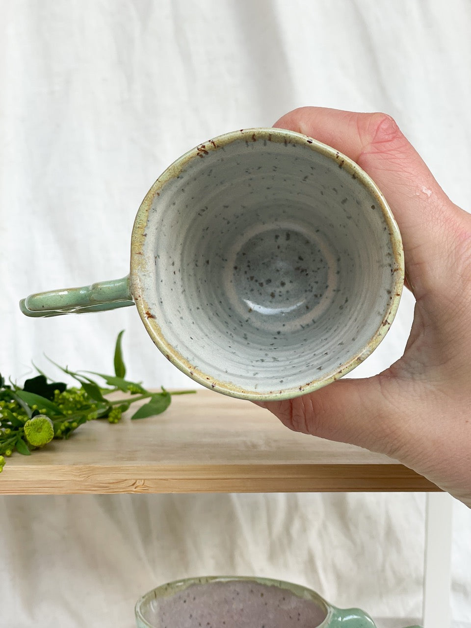 Botanical Bliss Mok - Misty Mint