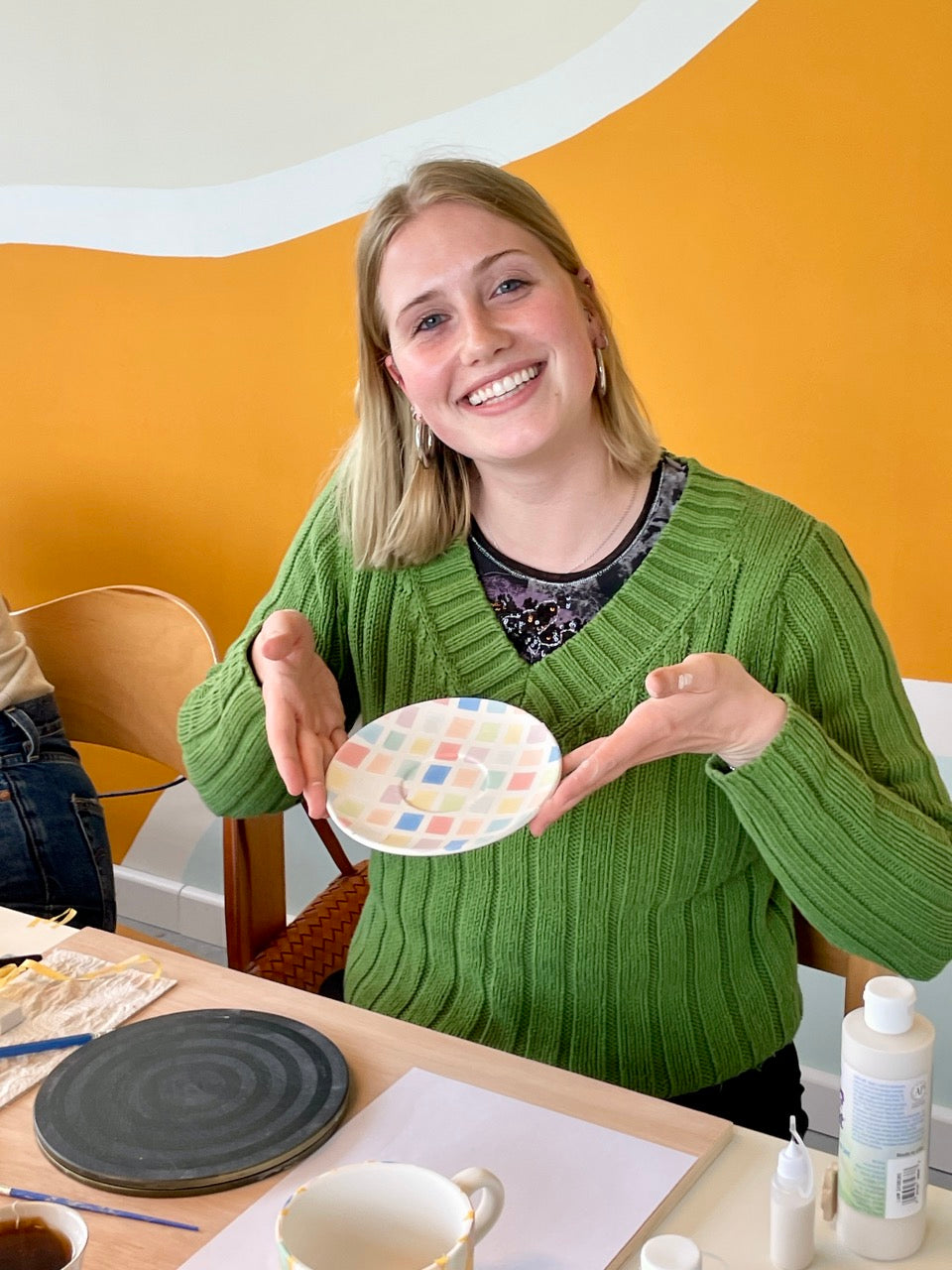 Glaze: decorate ceramic item of choice!