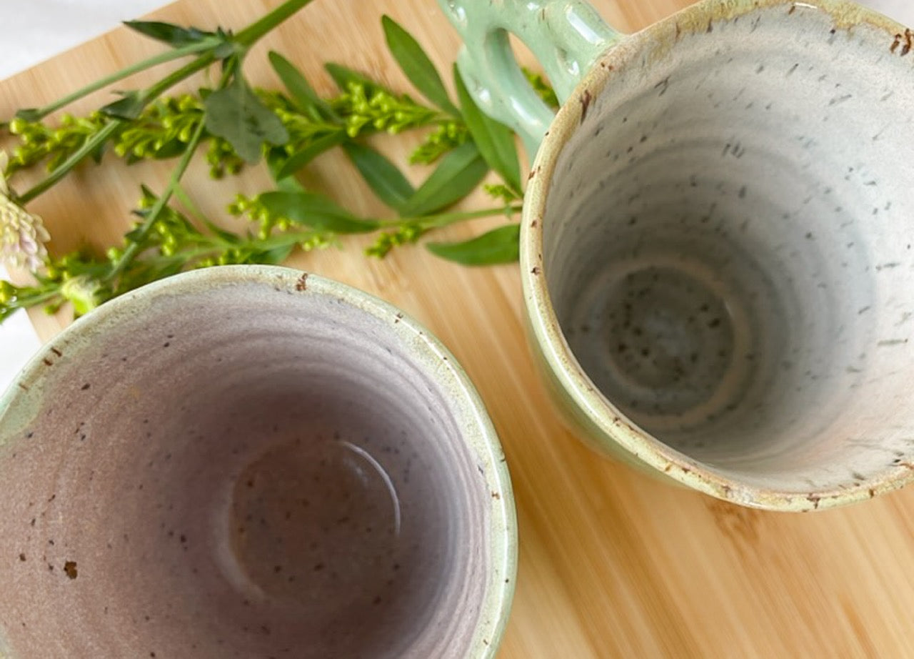 Botanical Bliss Mug - Misty Mint