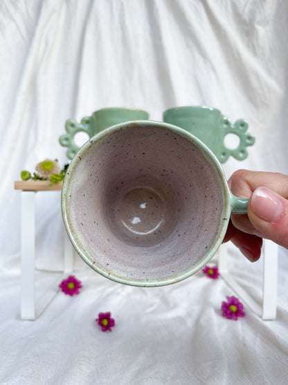 Botanical Bliss Mug - Misty Mint