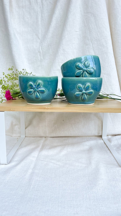 Bloeibeker - Vals Turquoise