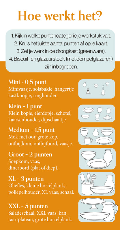 Extra stookkaart - atelierdelers